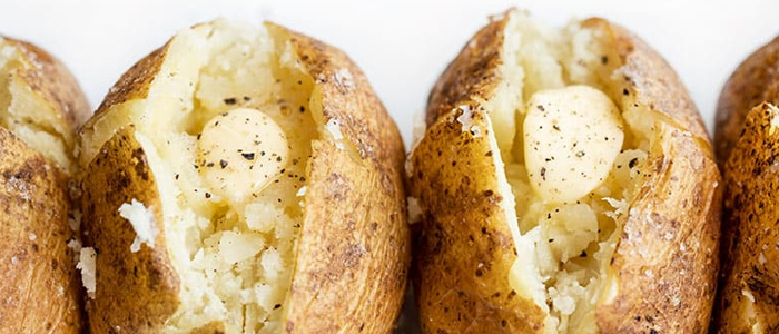 Baked Potato With Just Butter 